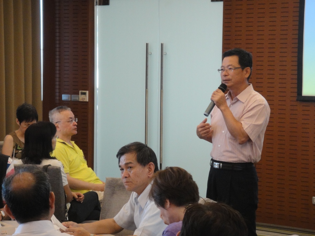 校友會劉信陸理事長致詞圖片