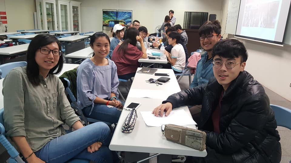 Students discuss the projectImage