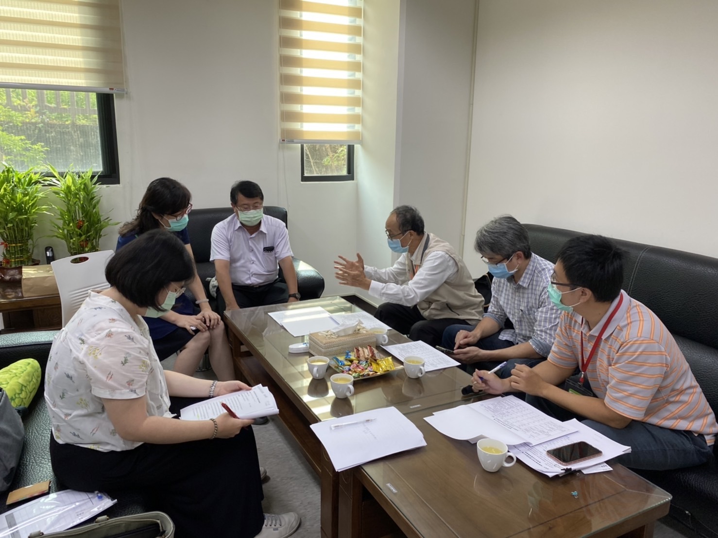Internal work meeting of the Dashu District Office (Regional Revitalization Counseling Center of Southern Area participated in the research and evaluation meeting)Image