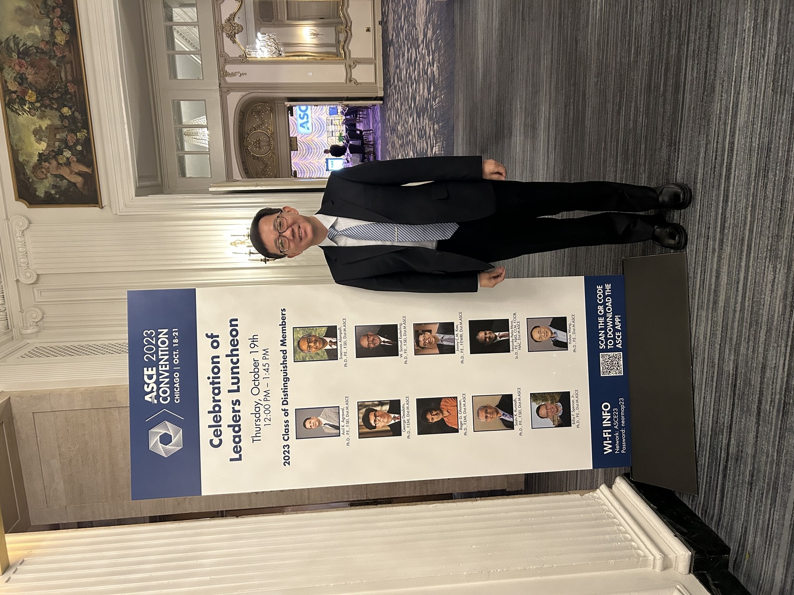 Chair Professor Jimmy C. M. Kao was elected as a Distinguished Member of the American Society of Civil Engineers (ASCE) in 2023.Image