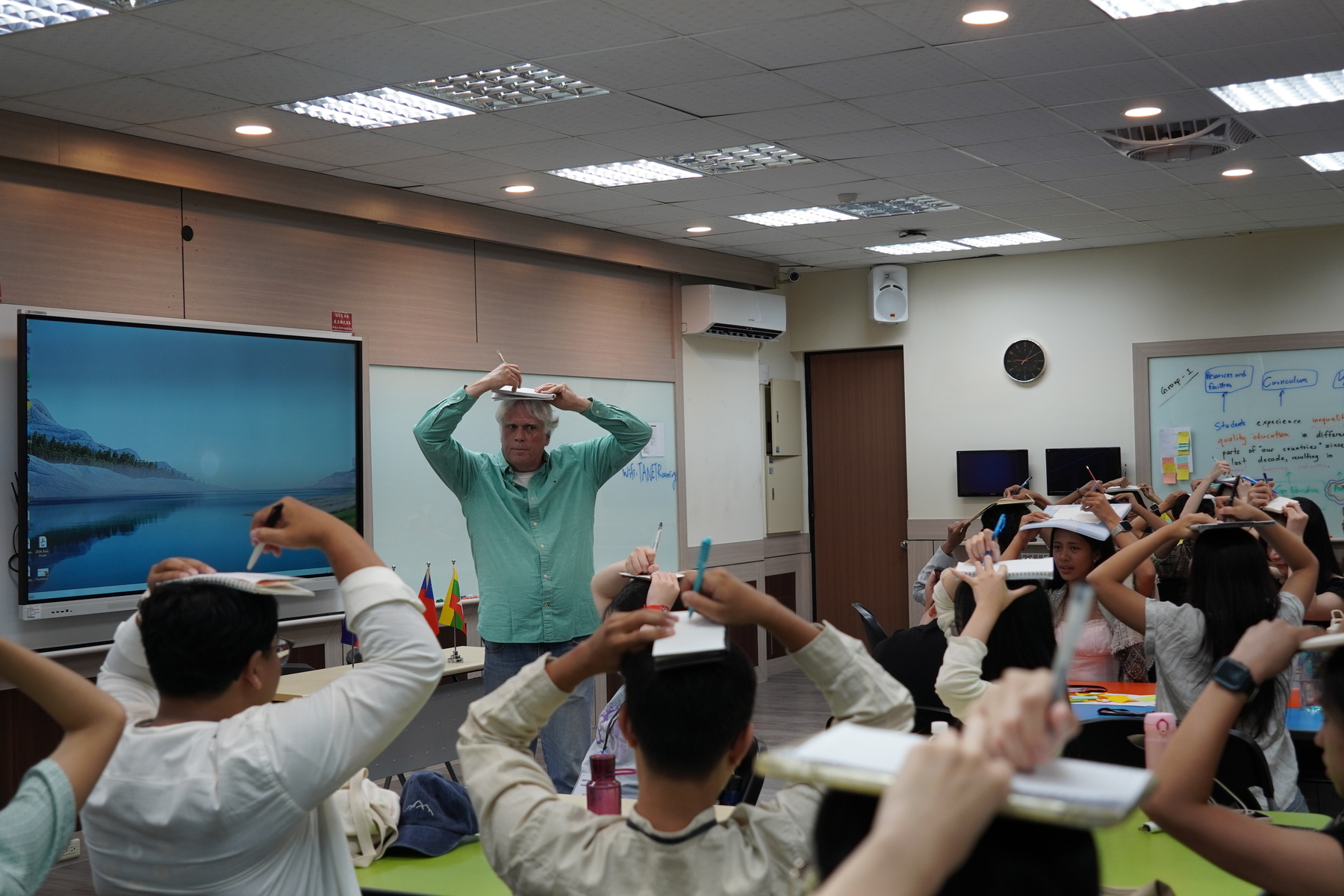 Dr. Dan Wessner of Parami University guides participants in understanding Southeast Asia’s “marginal” experiences through their own perspectives.Image