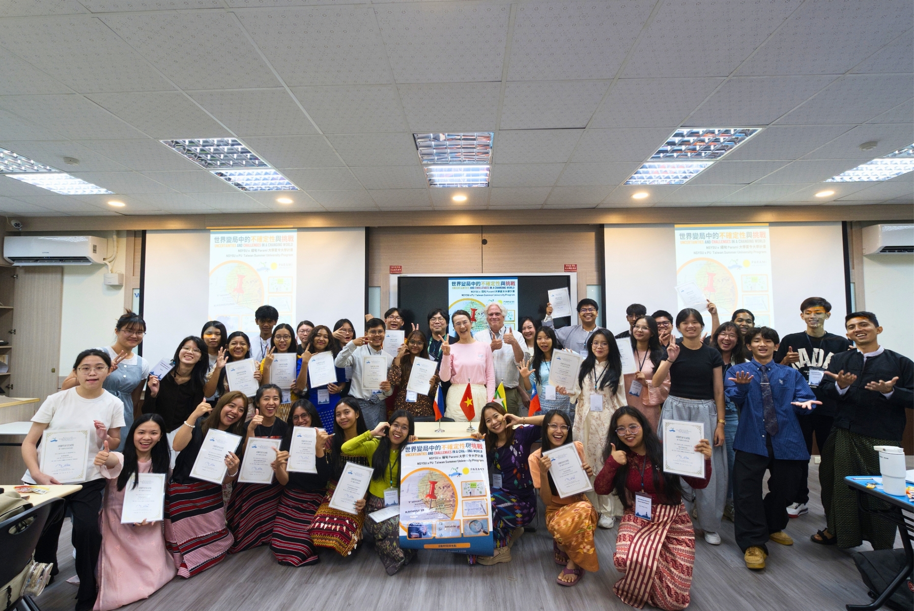 Group photo for the 2026 Taiwan Summer University Program closing ceremony.Image