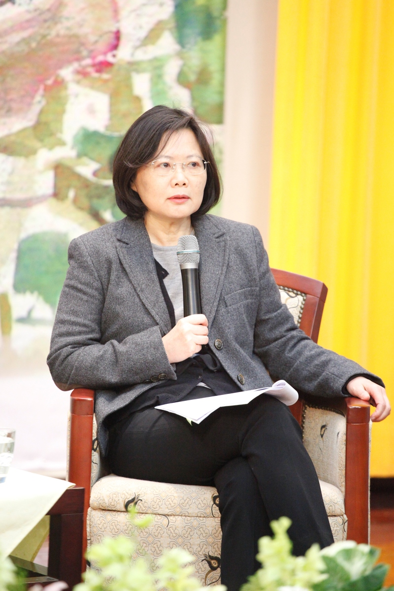 民進黨前主席蔡英文圖片