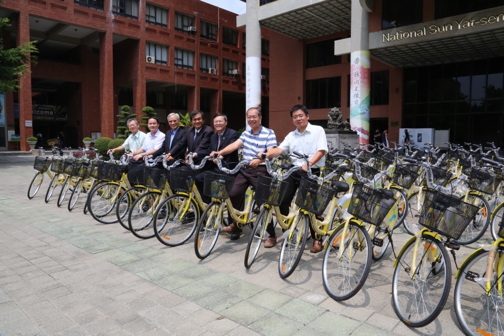 中山大學獲贈百輛單車 推行綠色校園圖片