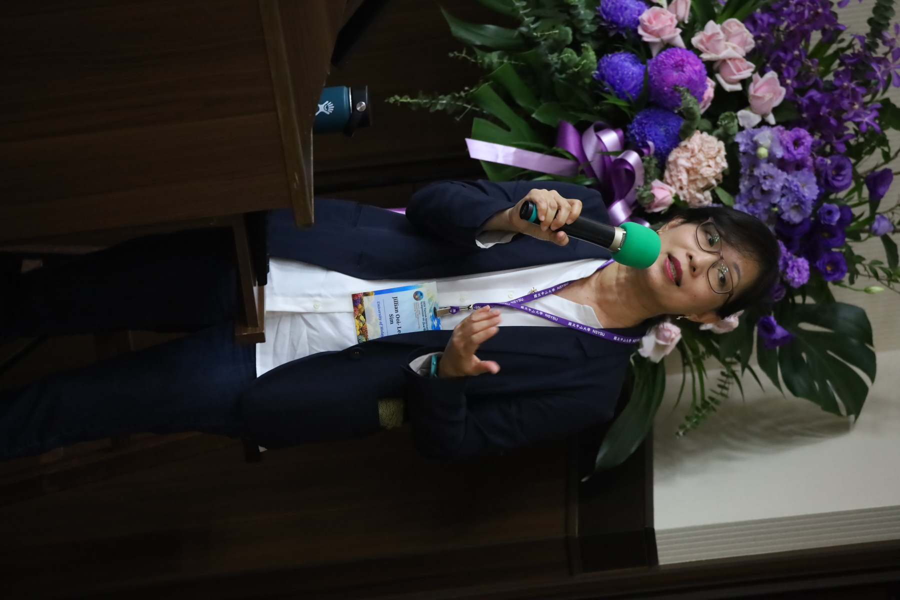 Associate Professor Jillian Ooi Lean Sim of the Universiti of Malaya discusses the connections between seagrass and coral reefs.Image