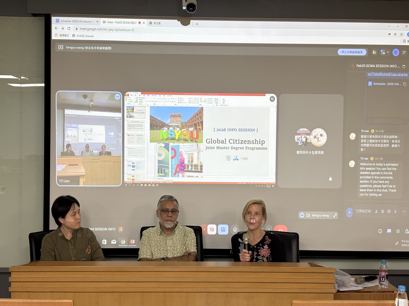 From left: Jieyu Liu, Vice Dean of the College of Humanities, SOAS; renowned anthropologist Sanjay Srivastava; and Catherine Dolan, Vice Dean of the School of Anthropology, Media and Gender, SOAS.Image