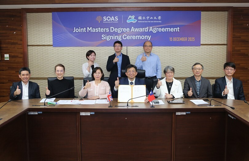 Launching Taiwan–UK's first joint master degree program: NSYSU advancing global citizenship education