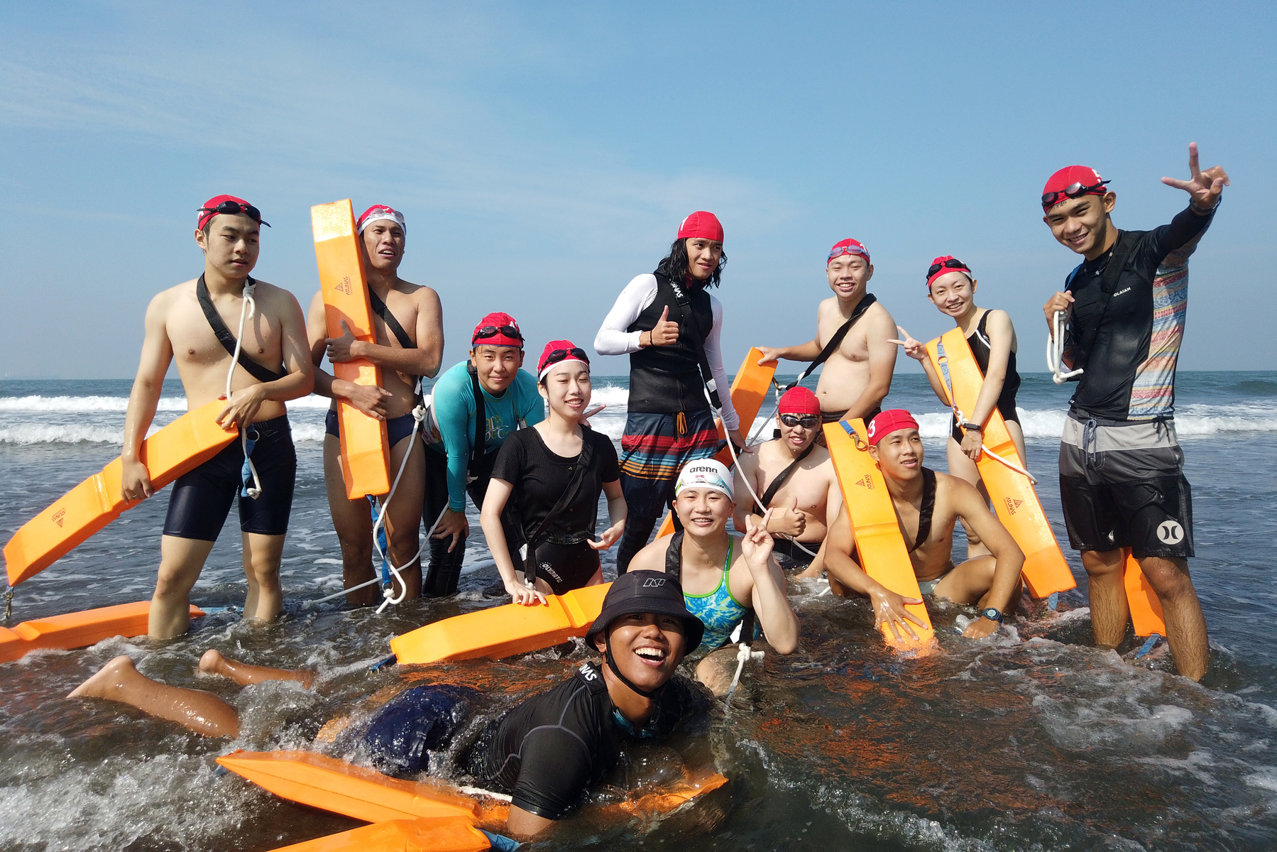 Second cohort of students complete NSYSU’s water lifeguard course