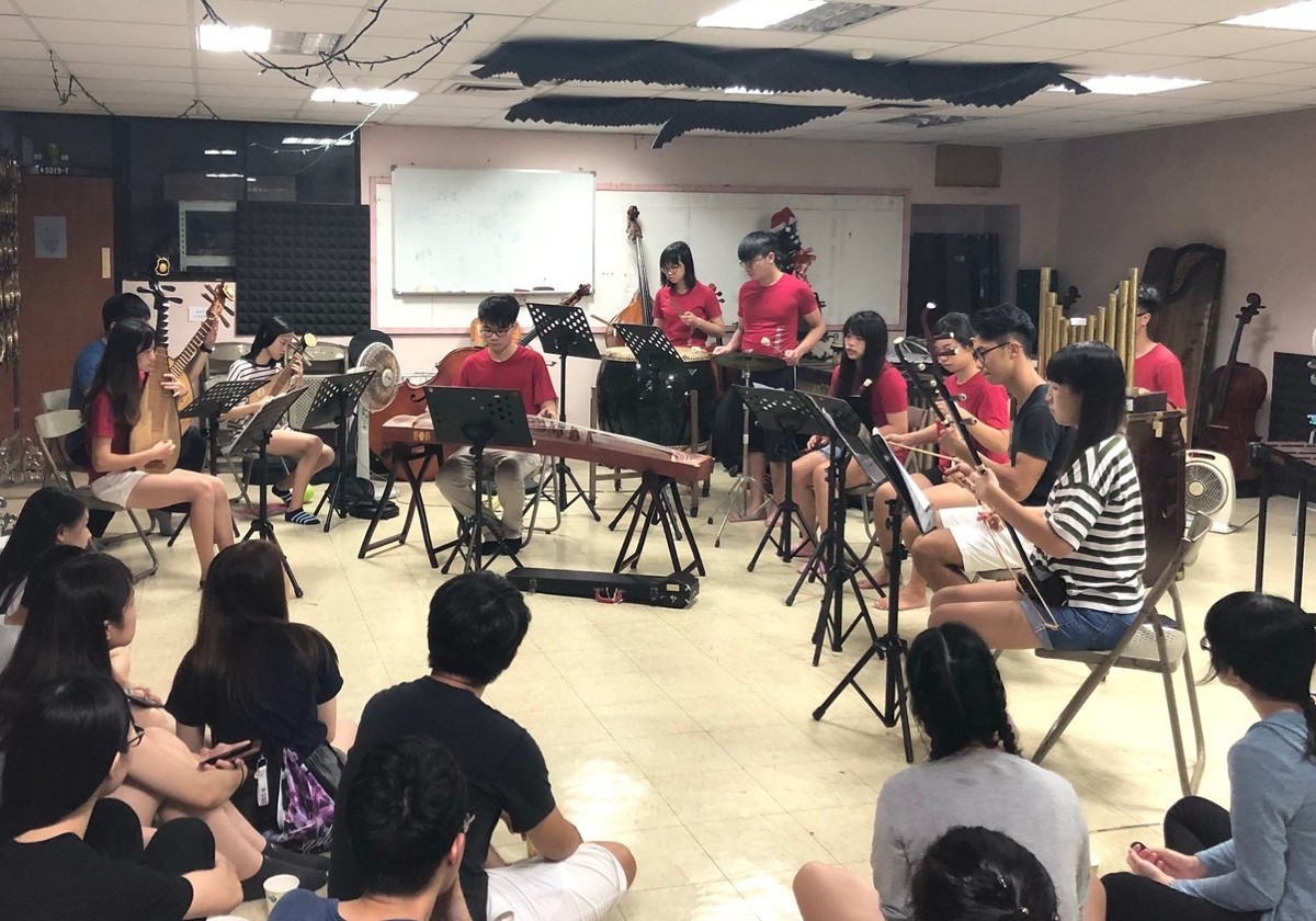 Group practice (photo provided by NSYSU Nan Yan Orchestra)Image
