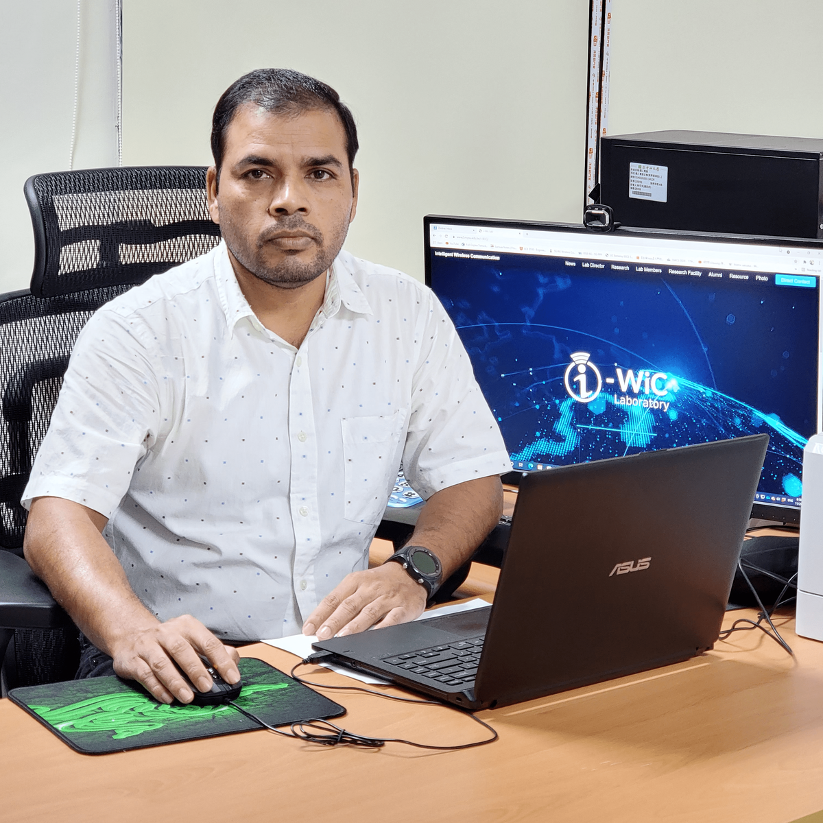 Assistant Professor Keshav Singh of NSYSU teaches at the Institute of Communications Engineering and the International Master’s Program in Telecommunication Engineering.