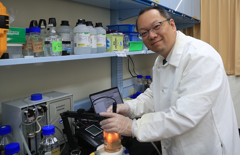 First global evidence: NSYSU study finds ocean alkalinity enhancement absorbs carbon dioxide and mitigates acidificationImage