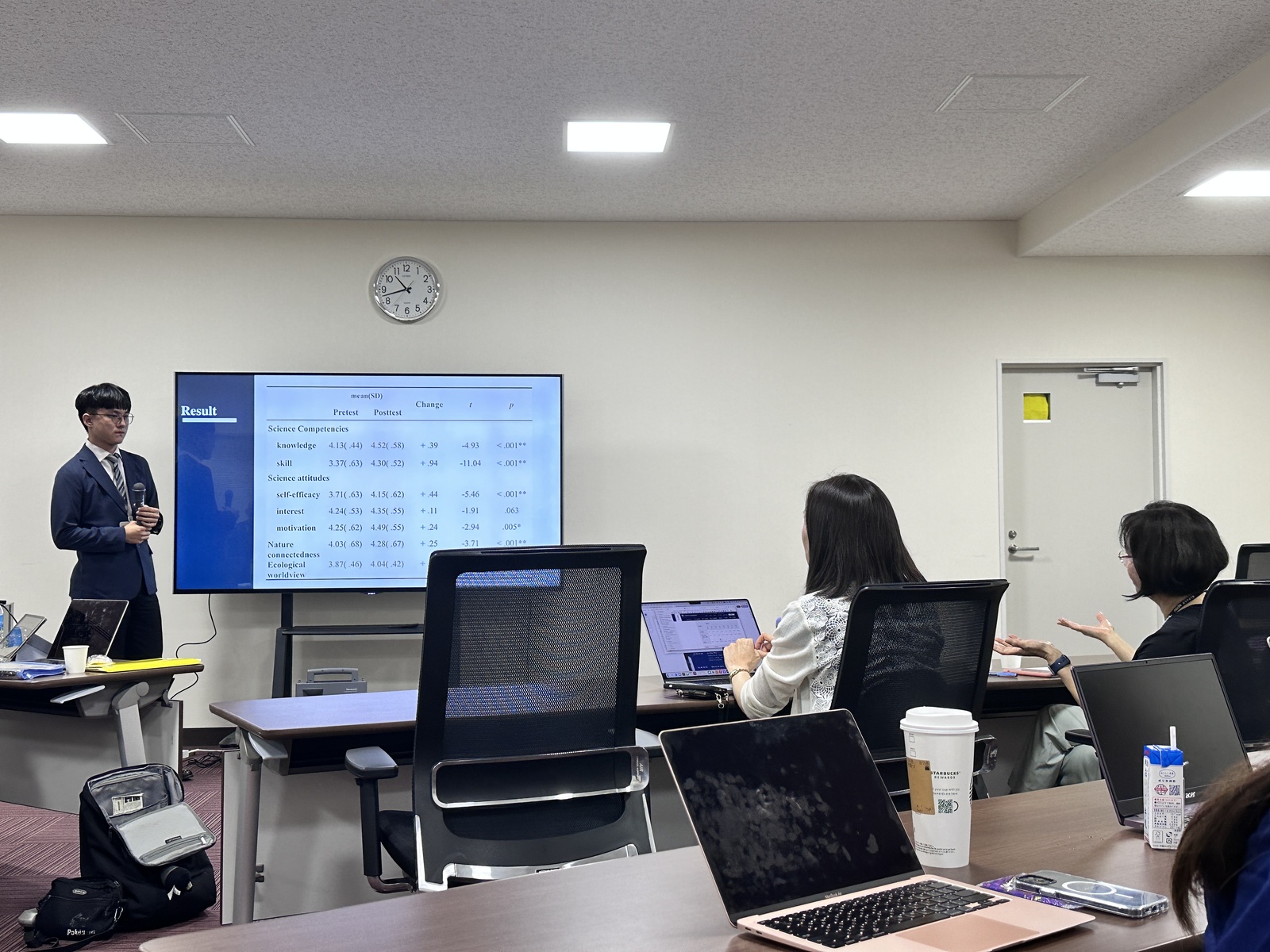 Taiwan-Japan student education exchange forum.
