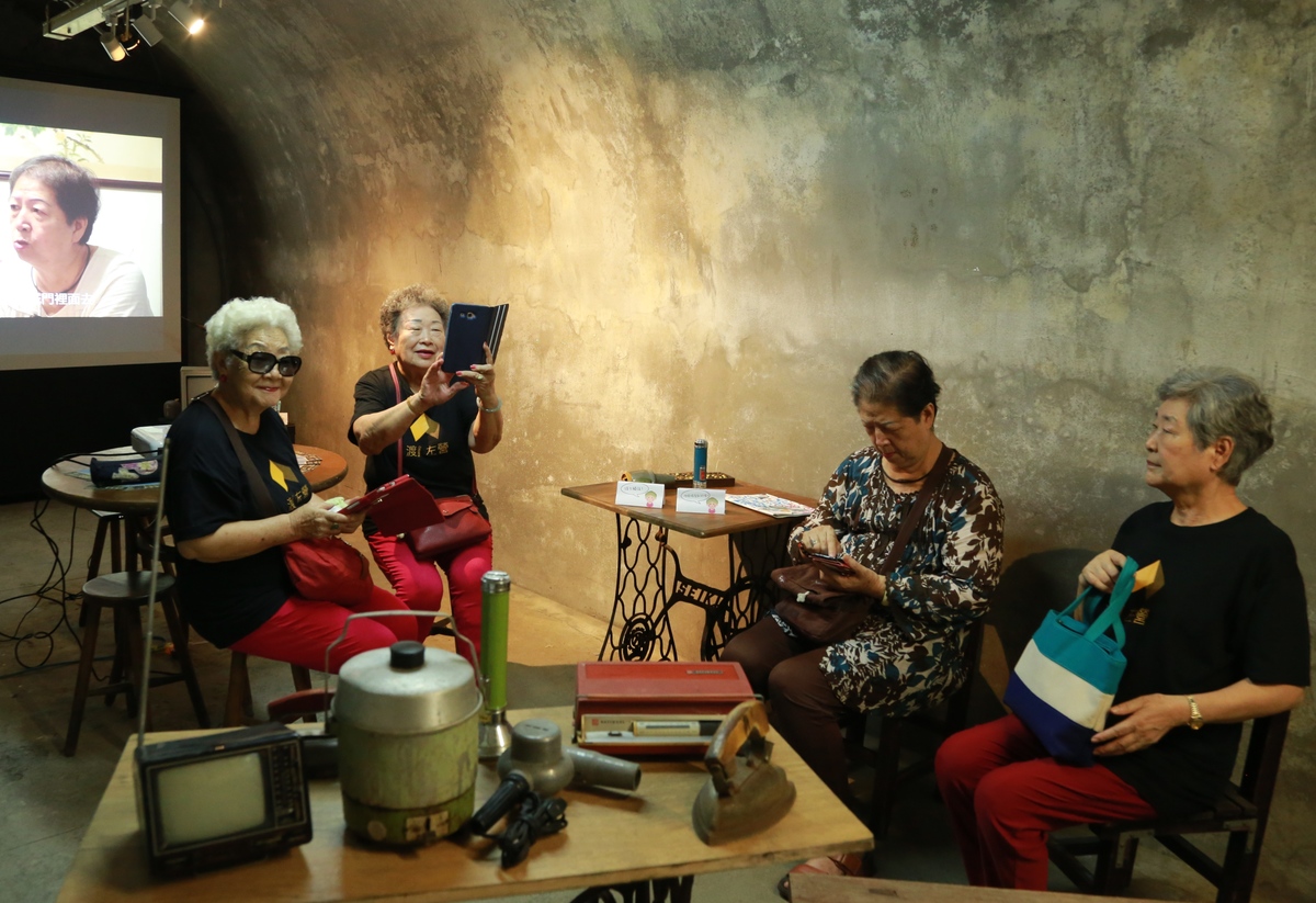 Elderly resident of the village recalling the daily life in the villageImage