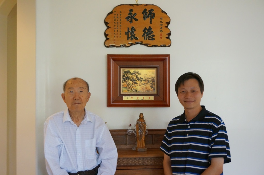 與韓光渭院士(左)於美國合照圖片