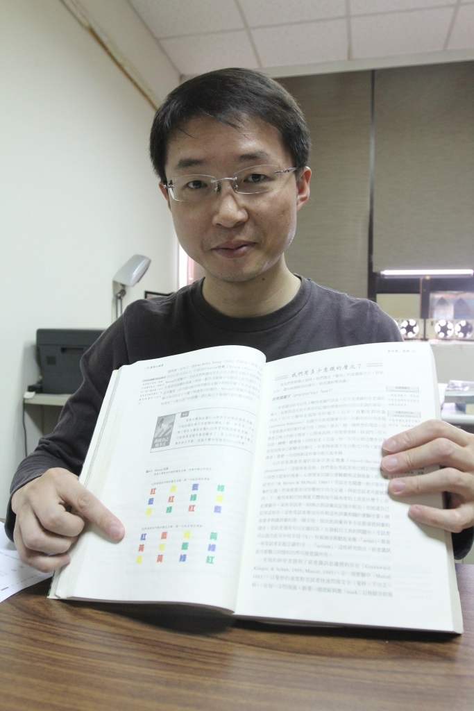 邱文彬教授以傳統測量注意力的「叫色作業」檢驗男性看到美女後會激起求偶思維所產生的時間折扣圖片