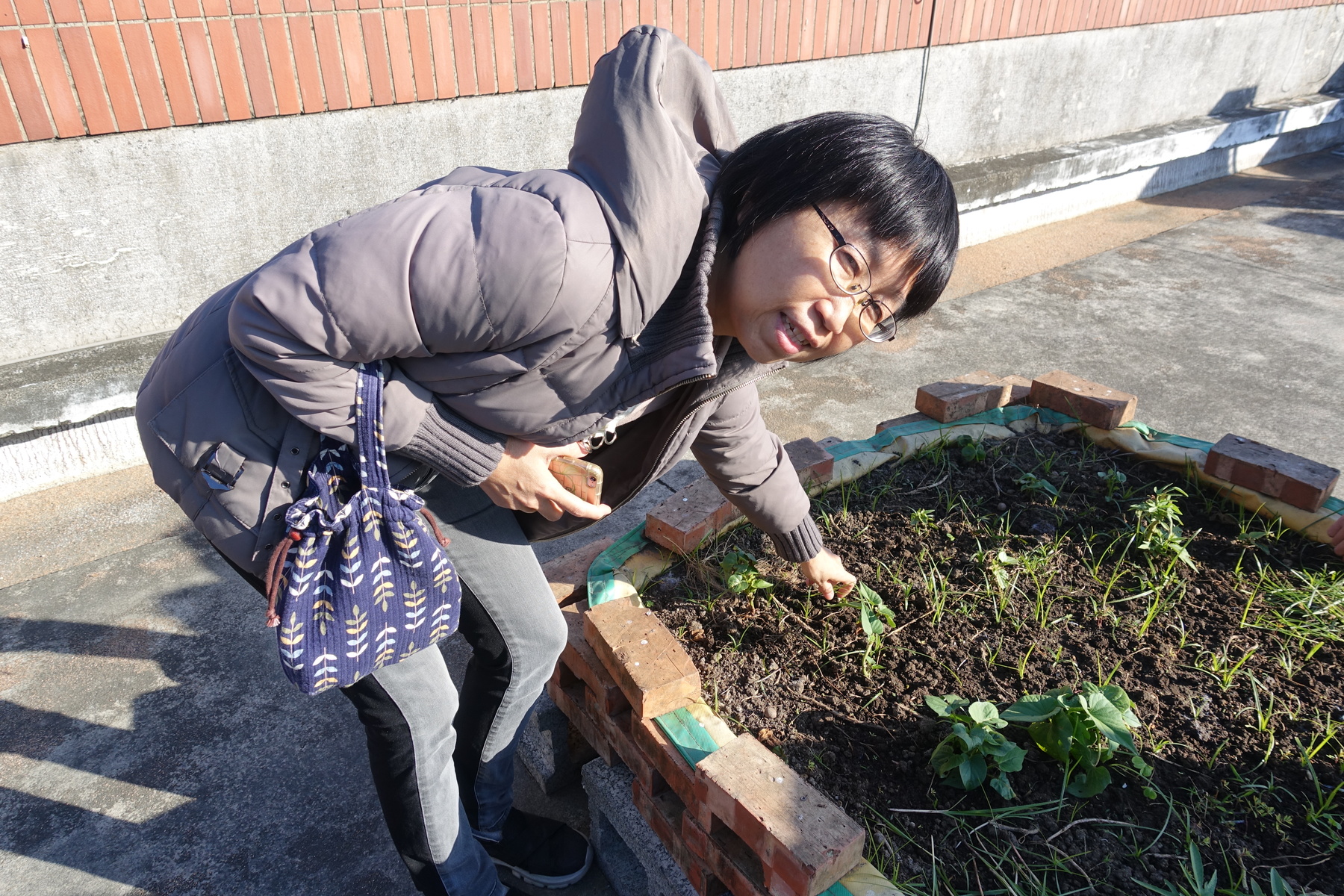 The students established the garden under the supervision of Associate Professor of the Department of Sociology Hua-Mei Chiu.