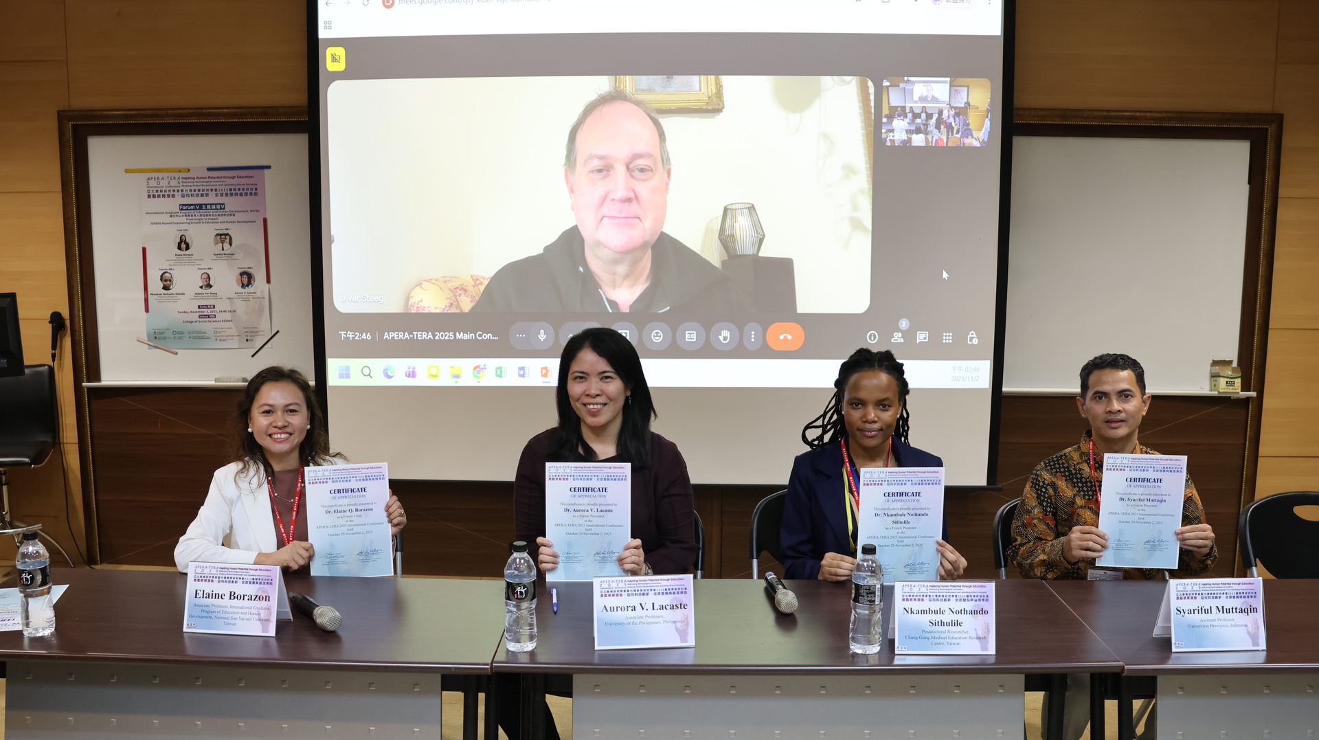 IGPEHD forum at NSYSU, "From Insight to Impact: IGPEHD Alumni Empowering Growth in Education and Human Development."Image