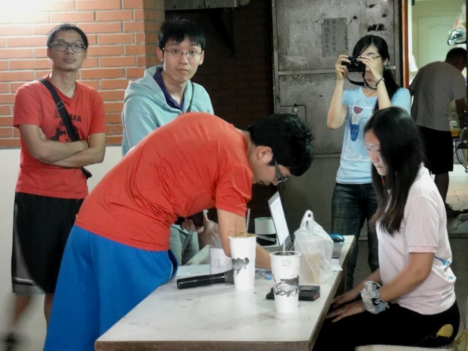 參賽選手檢錄圖片