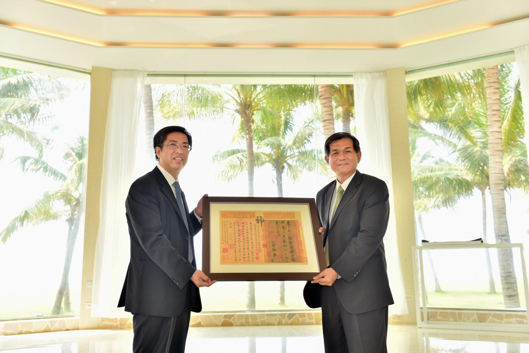 陳鎮川執行長感謝中山大學協助圖片