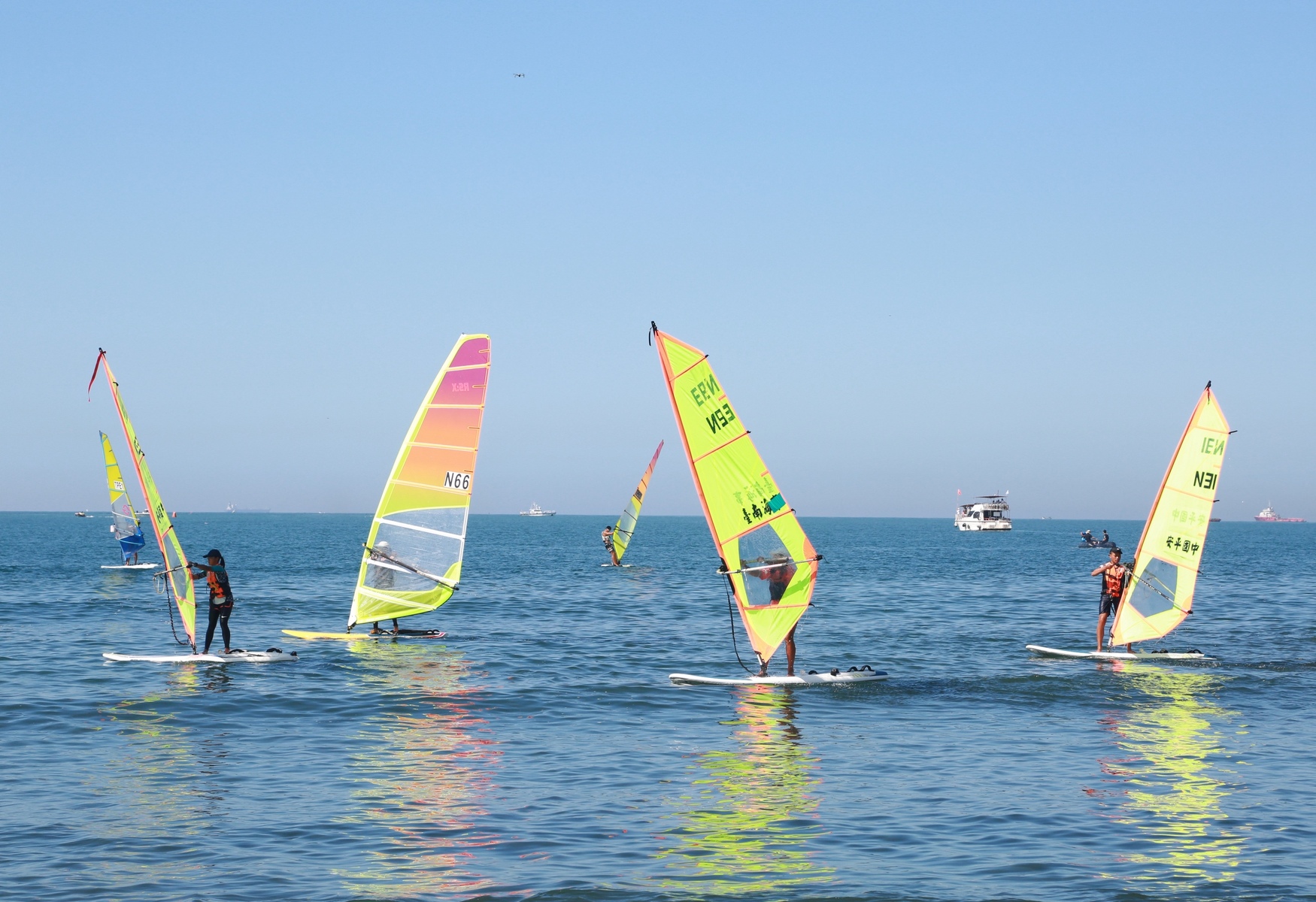 NSYSU Sizihwan Marine Sports Center was officially opened today in a ceremony followed by the 2021 Taiwan Cup National Sailing Championship.