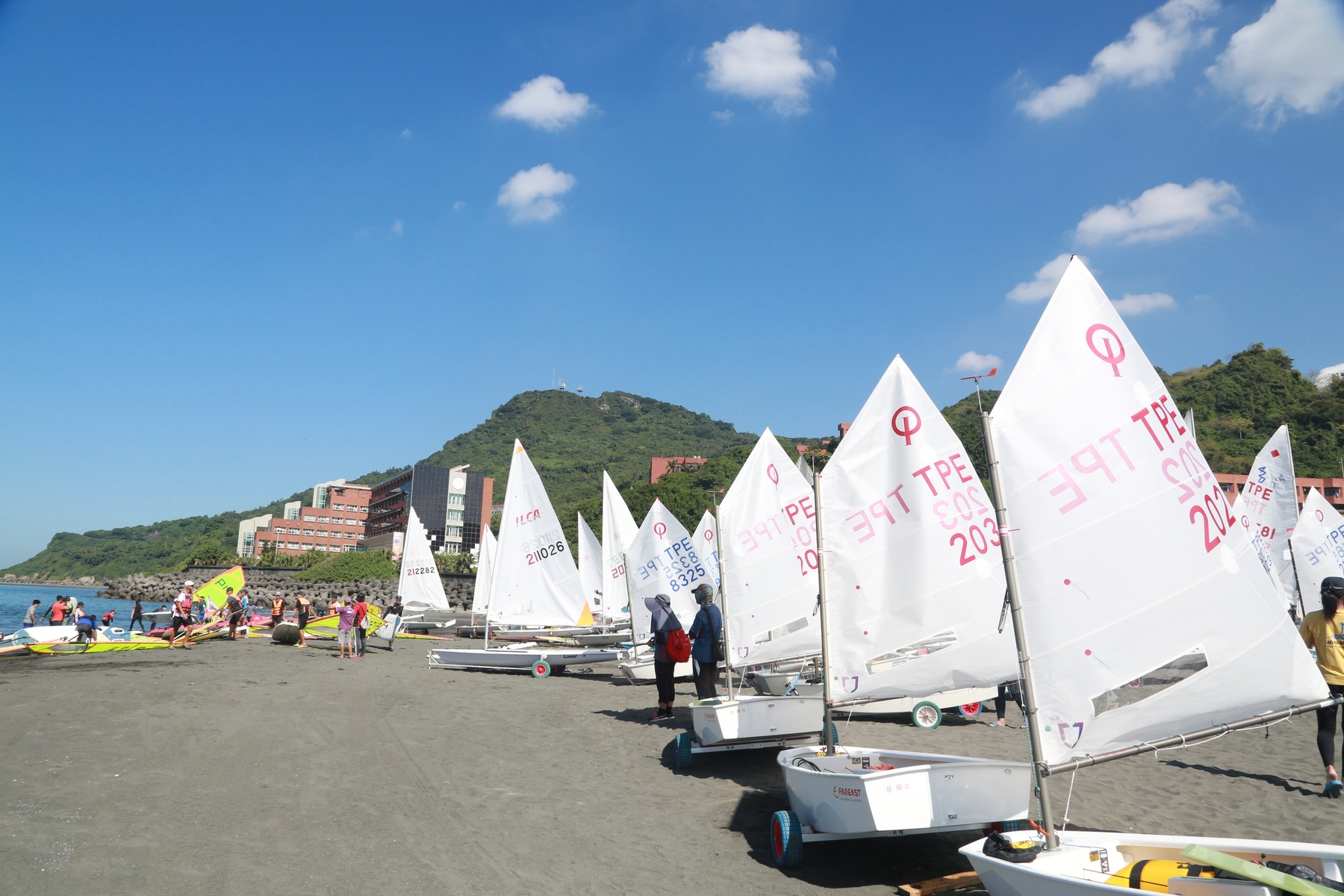 First Taiwan Cup National Sailing Championship at NSYSU to celebrate the opening of Sizihwan Marine Sports Center