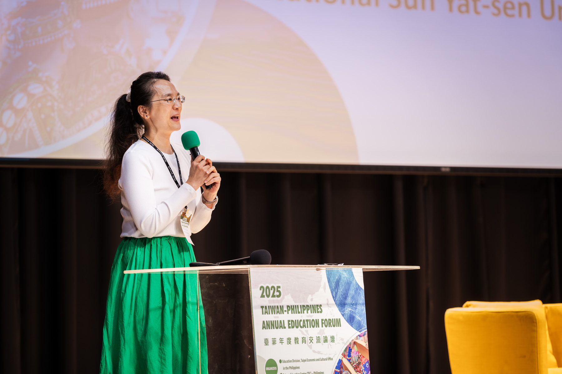 Vice President for International Affairs Ming-Hsuan Lee delivers remarksImage