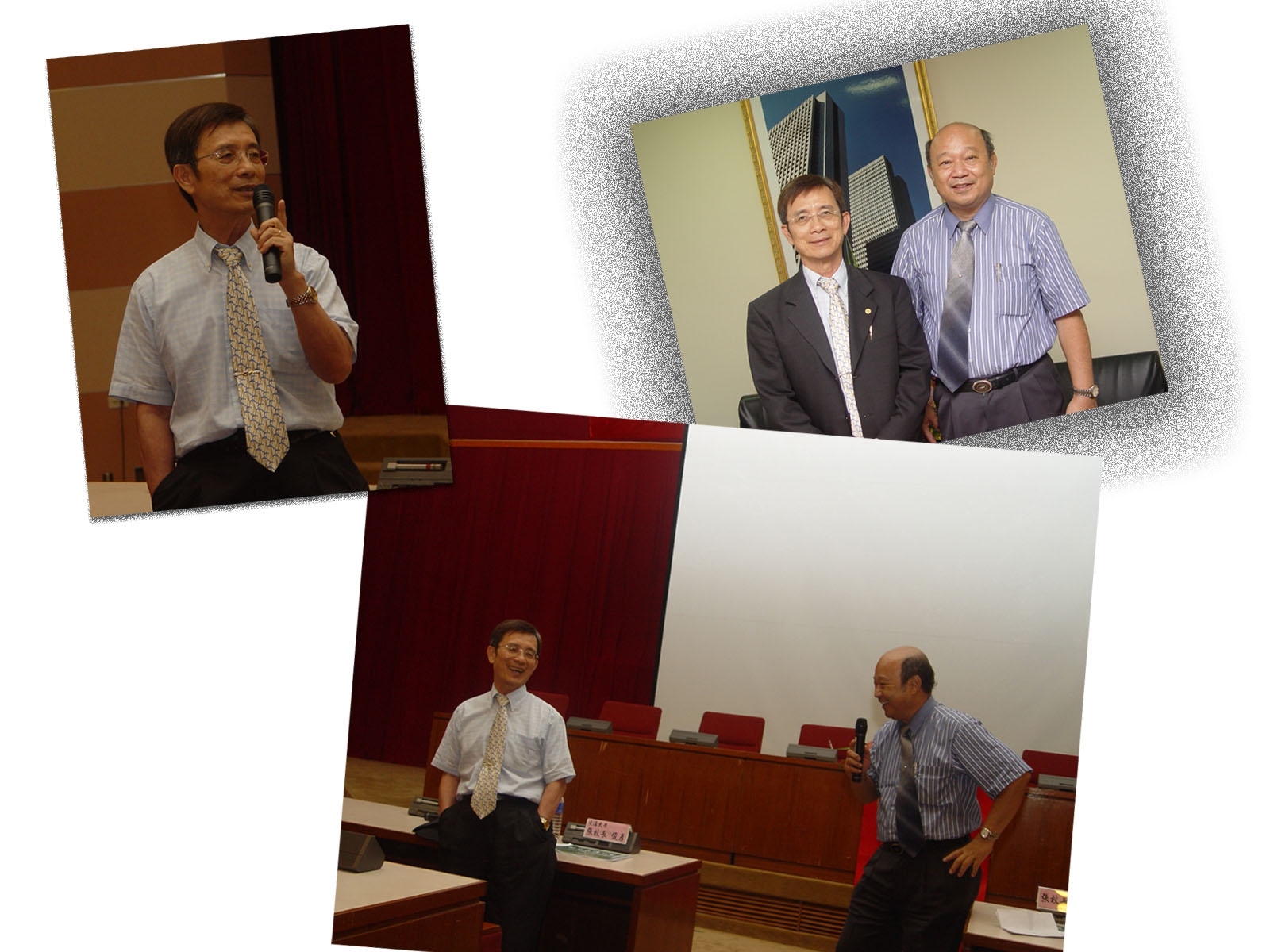 張俊彥校長提到作研究的態度與大學教育的精神，他也強調做學問的根本，從最初與最終都要以「美學」為基礎，已達到「真、善、美」的境界，而大學教育的理念更要以「學生為本」。圖片