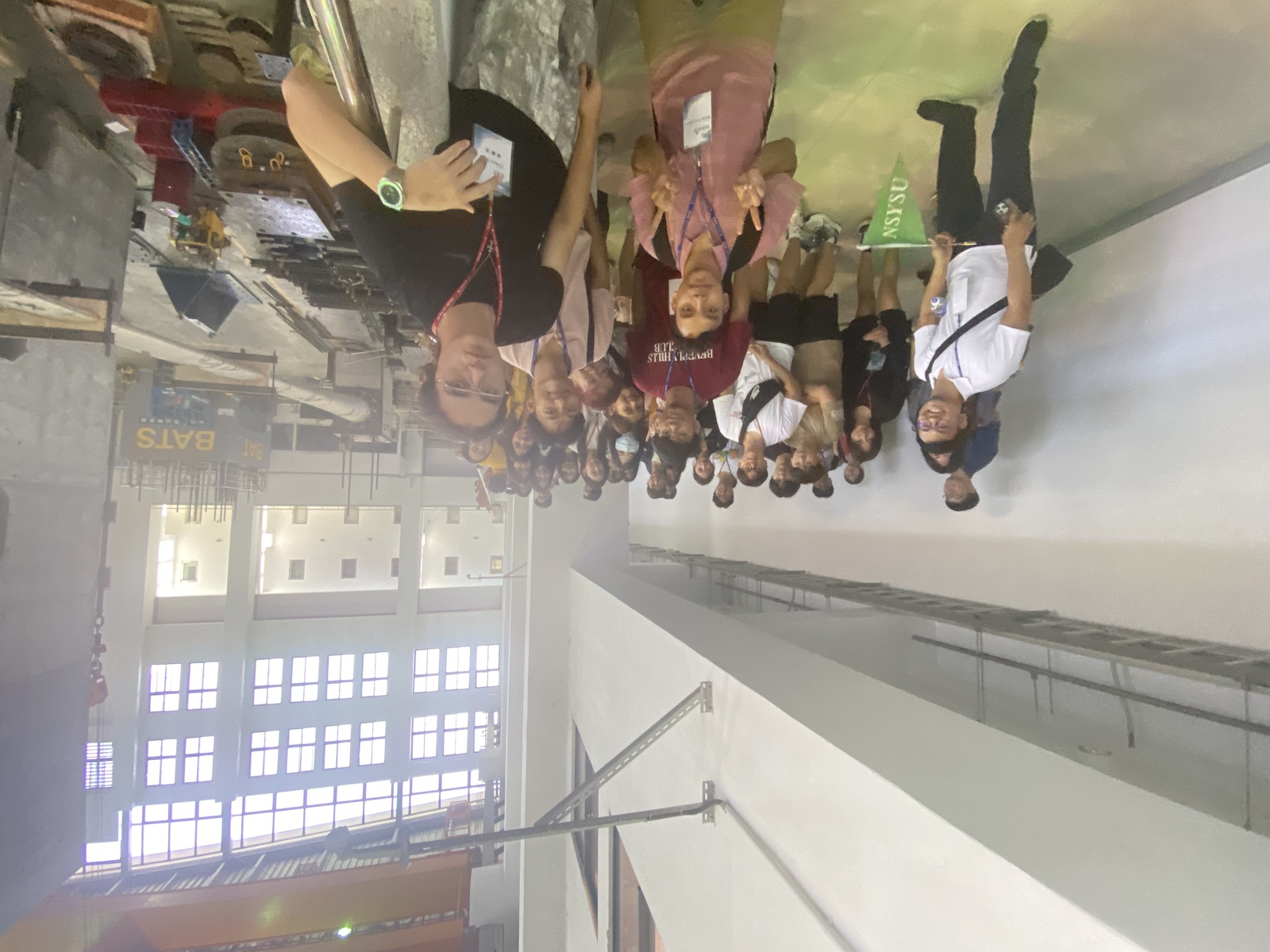 Participants toured the Tainan Lab of the National Center for Research on Earthquake Engineering and were impressed by the scale of its seismic testing equipment.Image