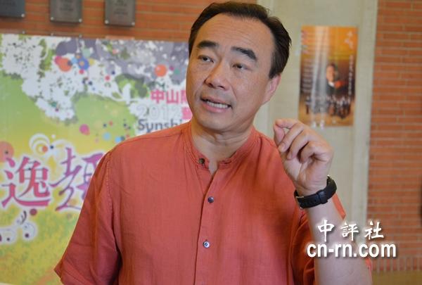 林昭亮期待與余光中對談交流。（記者　黃柏凱攝）圖片