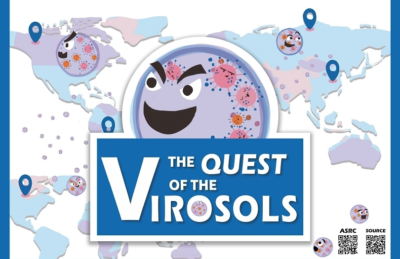 The original science communication explainer comics and animations "The Quest of the Virosols"Image