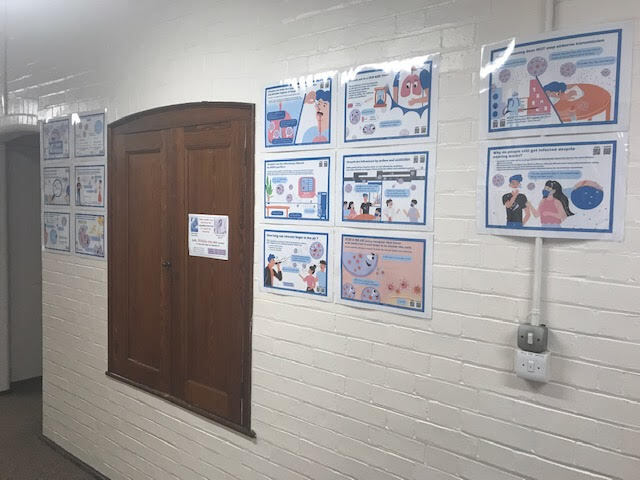 Aerosol Science Research Center Associate produced a series of popular science comics entitled "The Quest of the Virosols”, which was translated into 20 languages. The English version of the comic was posted in the corridor of The Leys School in the UK.