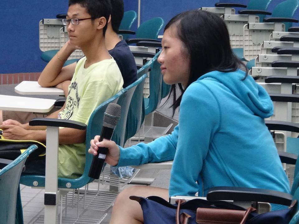 台下同學回應圖片