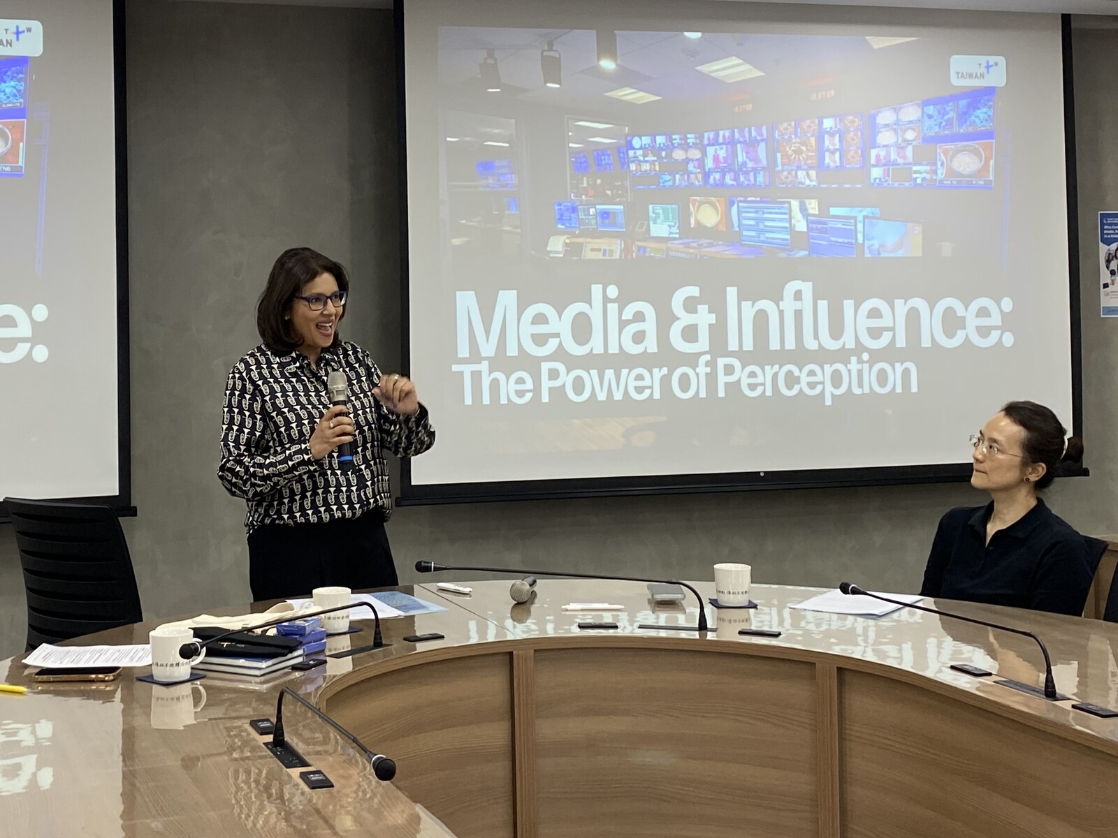 Veteran journalist Divya Gopalan, with over 20 years of international news experience, is currently working for TaiwanPlus on the show "Connected on TaiwanPlus."Image