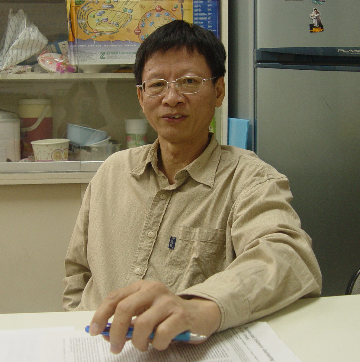 國立中山大學生科系副教授卓忠隆，為研究團隊之ㄧ圖片