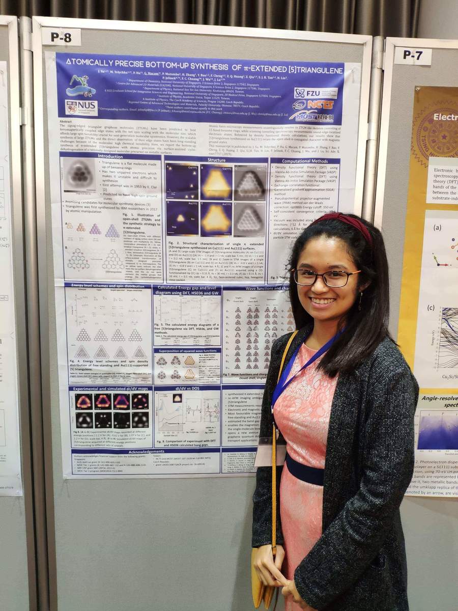 Gennevieve Macam comes from the Philippines and studies at the Department of Physics, where she uses computational resources to describe the physical behavior of different materials at the atomic level and their electronic or magnetic properties. /Photo provided by interviewee