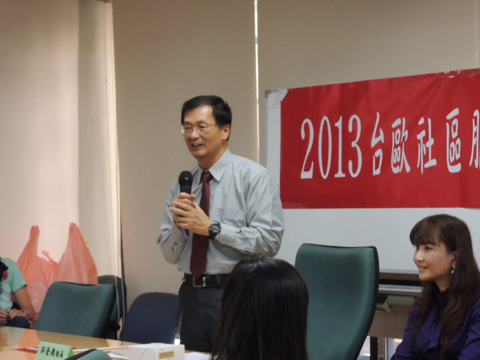國際事務處學術交流組組長許蒼嶺圖片