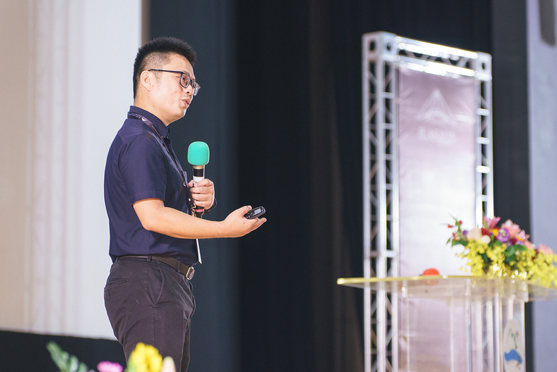 Associate Professor Jephian C.-H. Lin at the Department of Applied Mathematics, National Sun Yat-sen University.