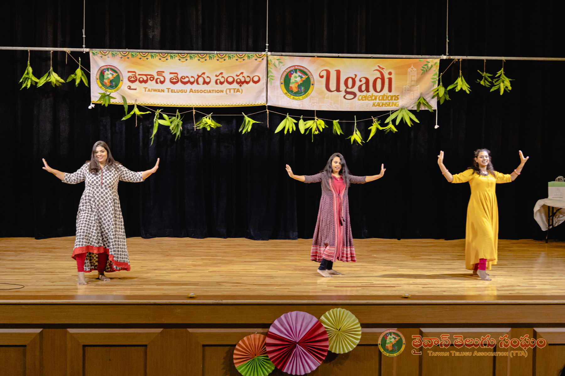 Performance by three doctoral students of NSYSU: Swetha Chaganti and Mrudula Kulkarni of IPPS and Swati Kanojia of the Department of Physics.