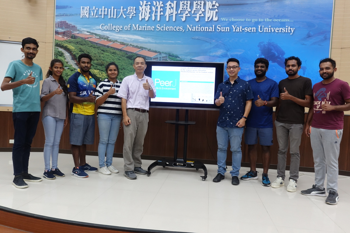 First case of hybridization among Halophila seagrass discovered by NSYSU and University of Ruhuna